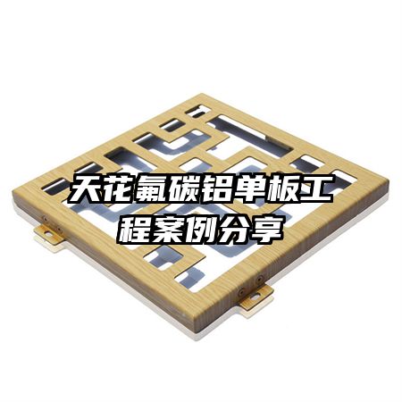 天花氟碳铝单板工程案例分享