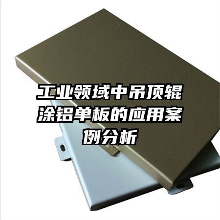 工业领域中吊顶辊涂铝单板的应用案例分析
